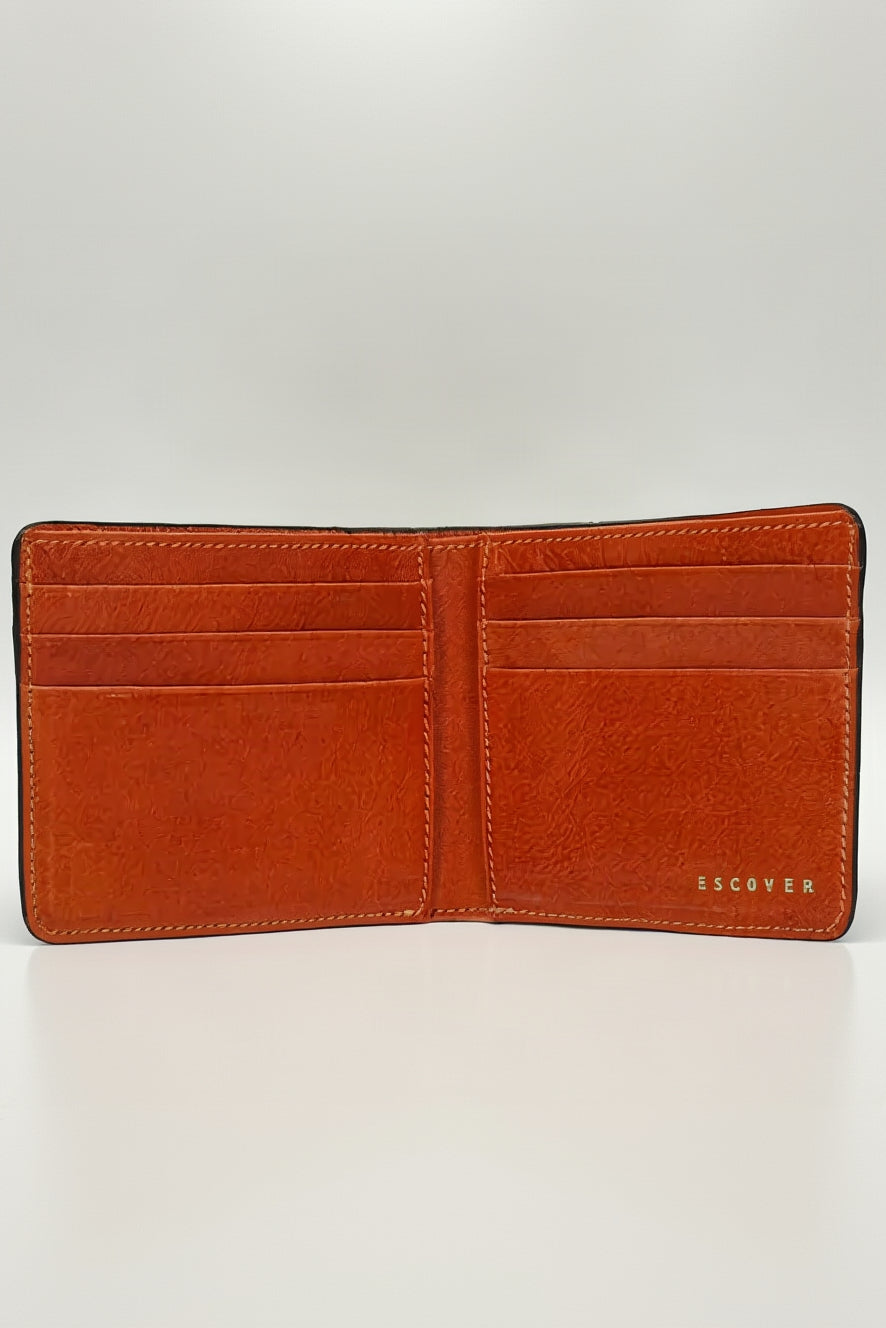 Leather Billfold Wallet 100% Italian Vegetable Tanned Leather Wallets Escuyer - 3