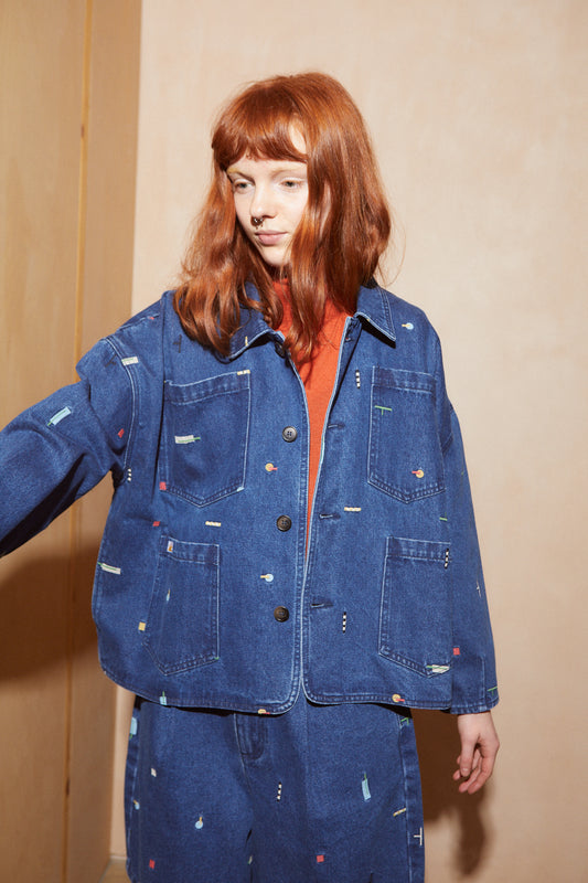 Carson Chore Coat Embroidered L.F.Markey