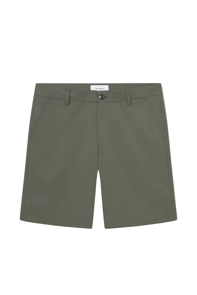 Como Solid Shorts Shorts Les Deux Olive Night 30 - 5