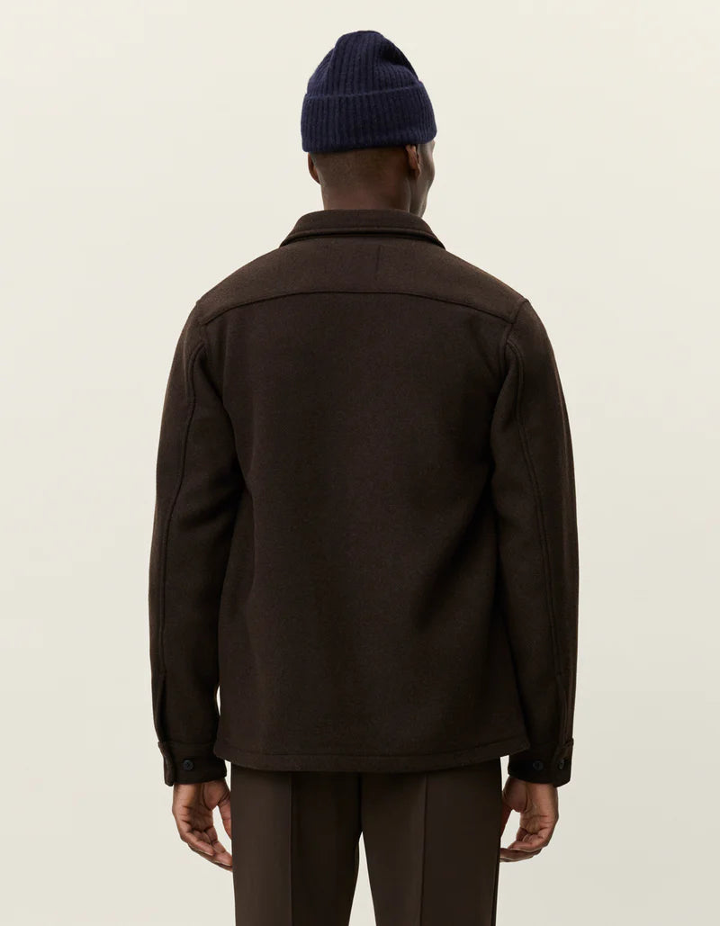 Jason Solid Wool Overshirt