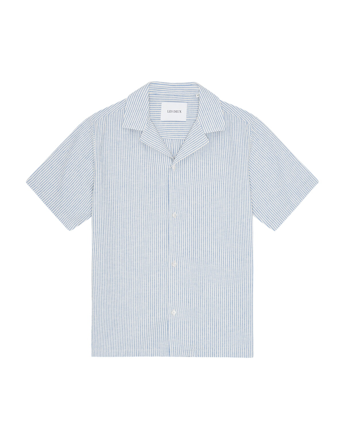 Lukas Stripe Cotton Linen SS Shirt Shirts Les Deux Allure S