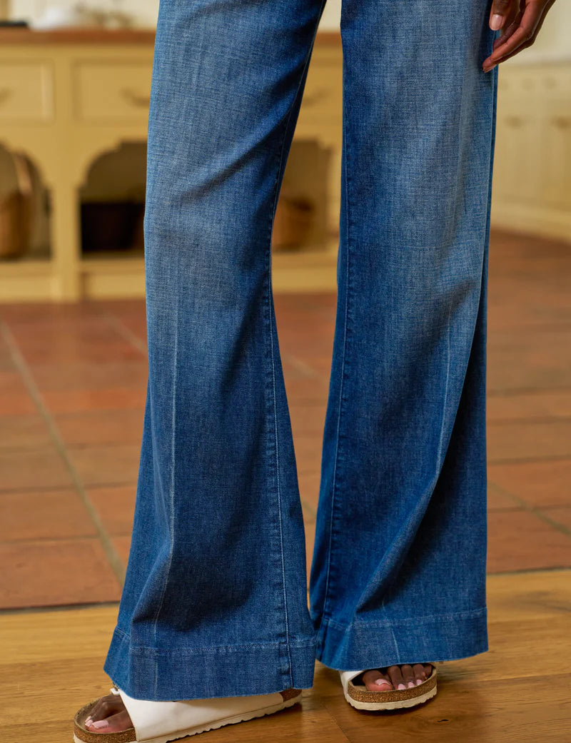 The West Village Italian Wide Leg Chino Jeans Frank & Eileen