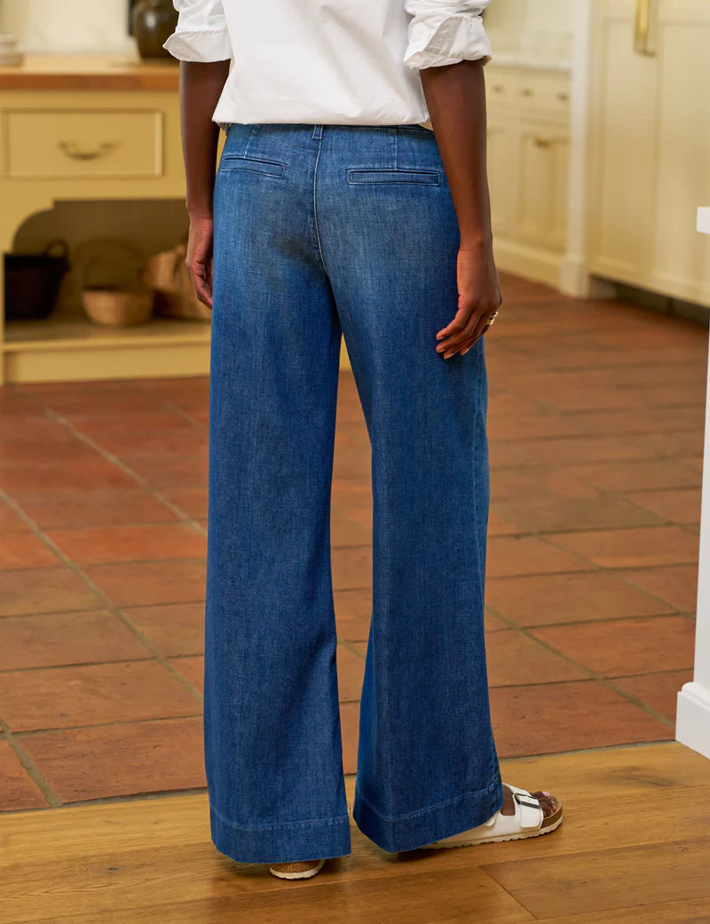 The West Village Italian Wide Leg Chino Jeans Frank & Eileen