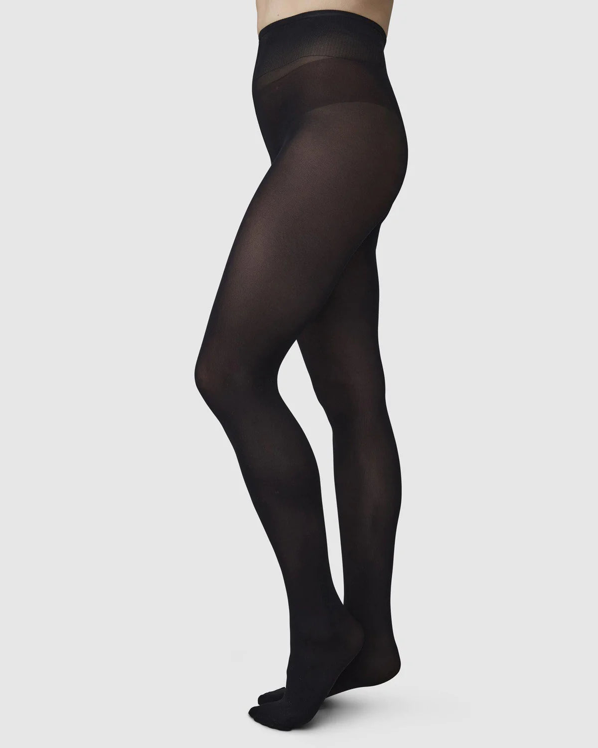 Olivia Premium Tights Socks Swedish Stockings Black S