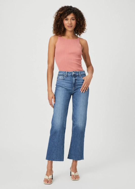 Leenah Ankle W/ Raw Hem Jeans PAIGE