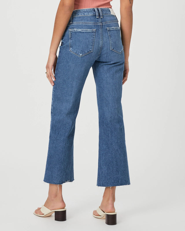 Leenah Ankle W/ Raw Hem Jeans Paige