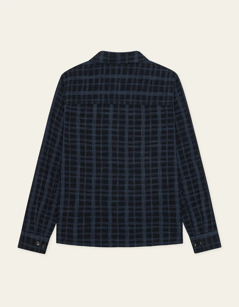 Textured Slub Overshirt Tops Les Deux