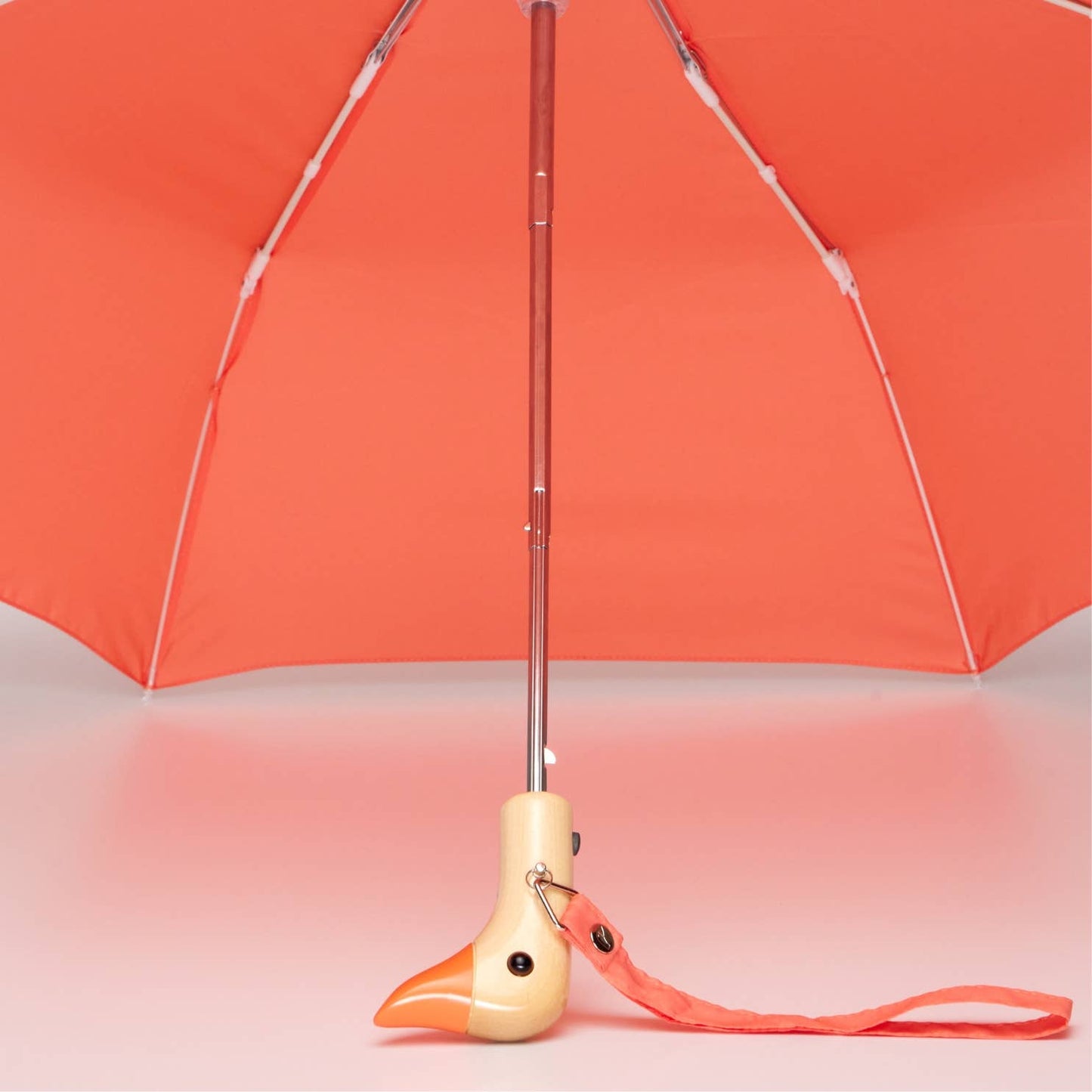 Peach Compact Eco-Friendly Duck Umbrella Umbrellas Original Duckhead USA