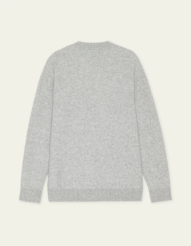 Melange V-Neck Knit - 2
