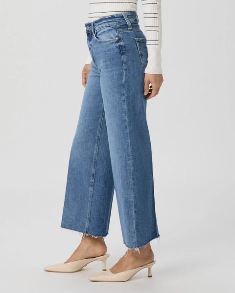 Anessa W/ Raw Hem Jeans PAIGE