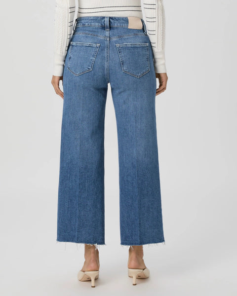Anessa W/ Raw Hem Jeans PAIGE