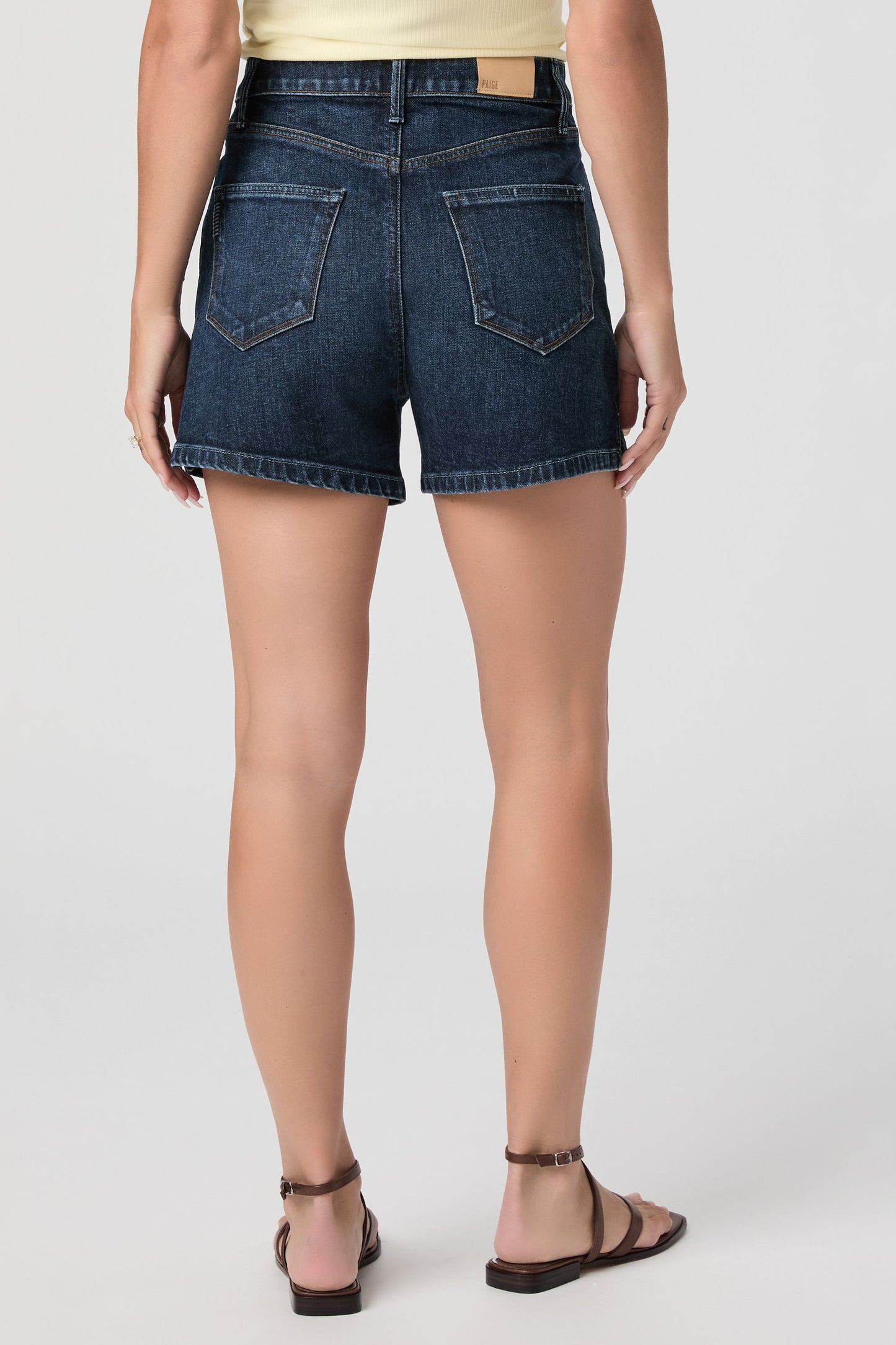 Dani Short W/ Finished Hem + Seamed Beltloops - Visage Shorts PAIGE