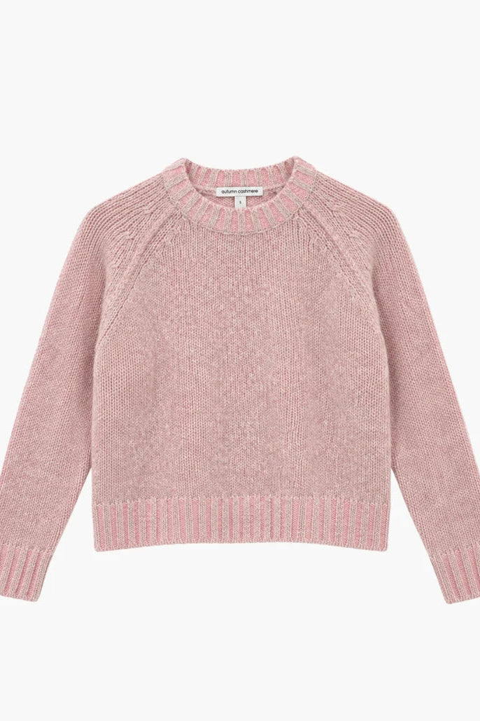 Plaited Raglan Sweaters Autumn Cashmere Fog//Blush S - 2