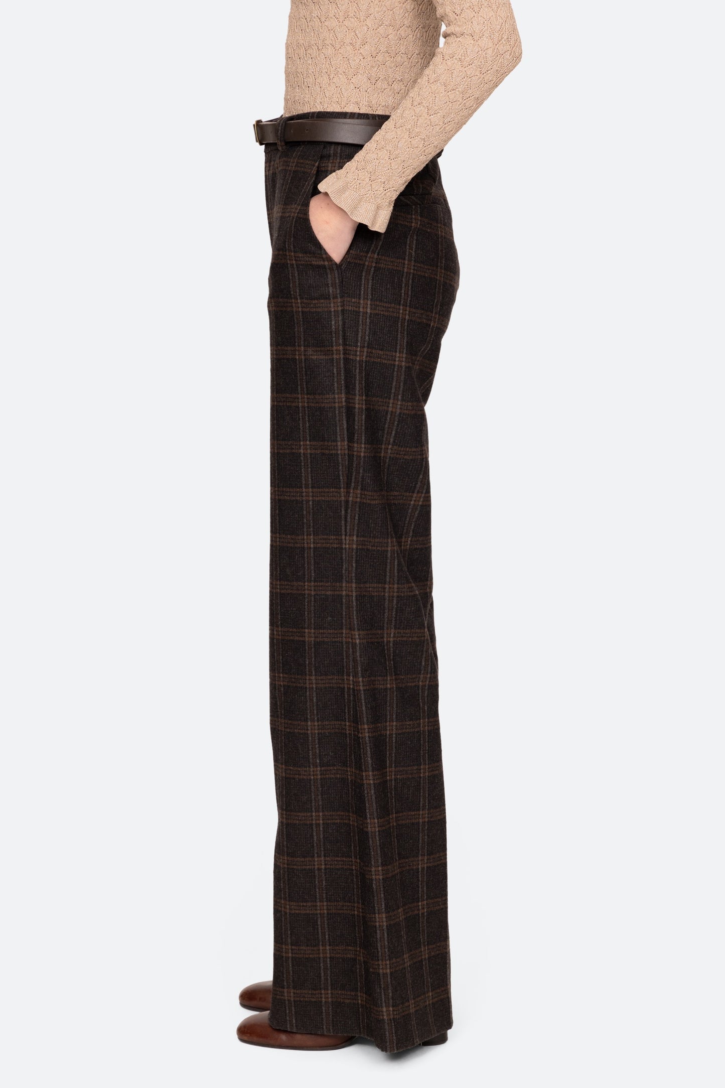 Monroe Wool Plaid Pant PANTS SEA NEW YORK