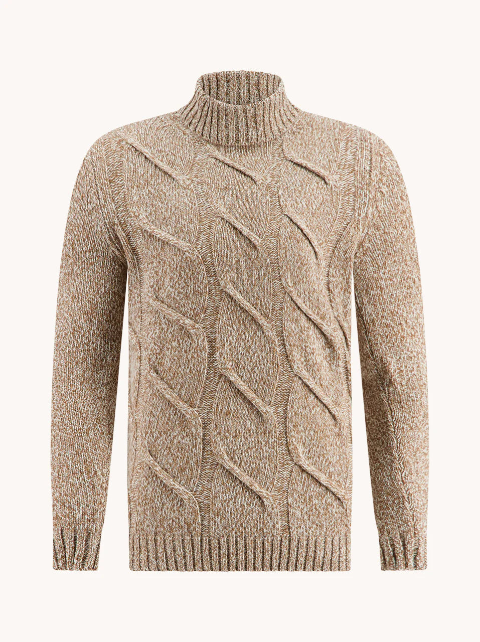 Cable Turtleneck Sweater