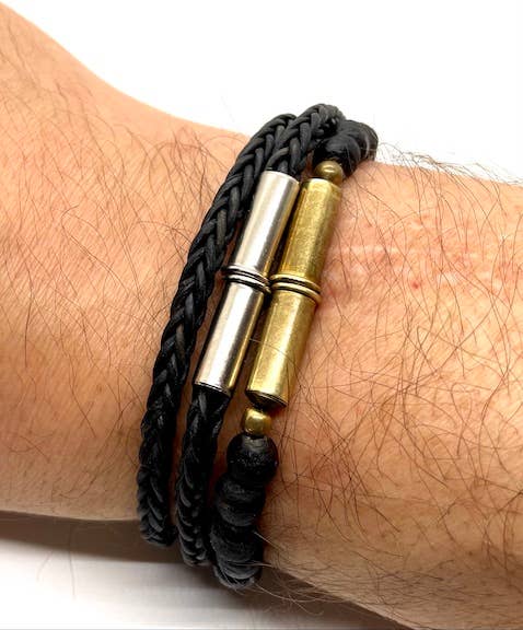 Flint Silver Braided Bracelet *Limited Supply* Jewelry Tres Cuervos