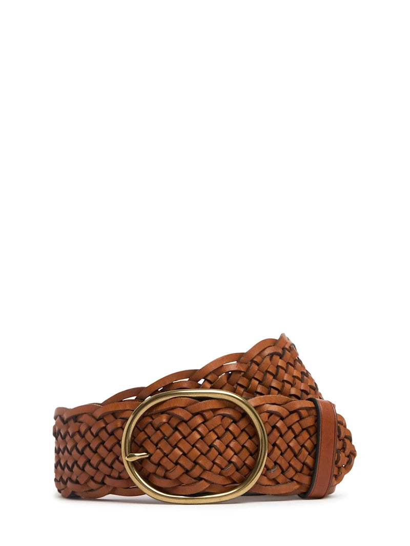 16ply Brass Oval Buckle Belt Belts Dragon Diffusion