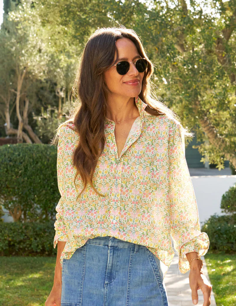 Eileen Relaxed Button-Up Shirt Liberty Tops Frank & Eileen