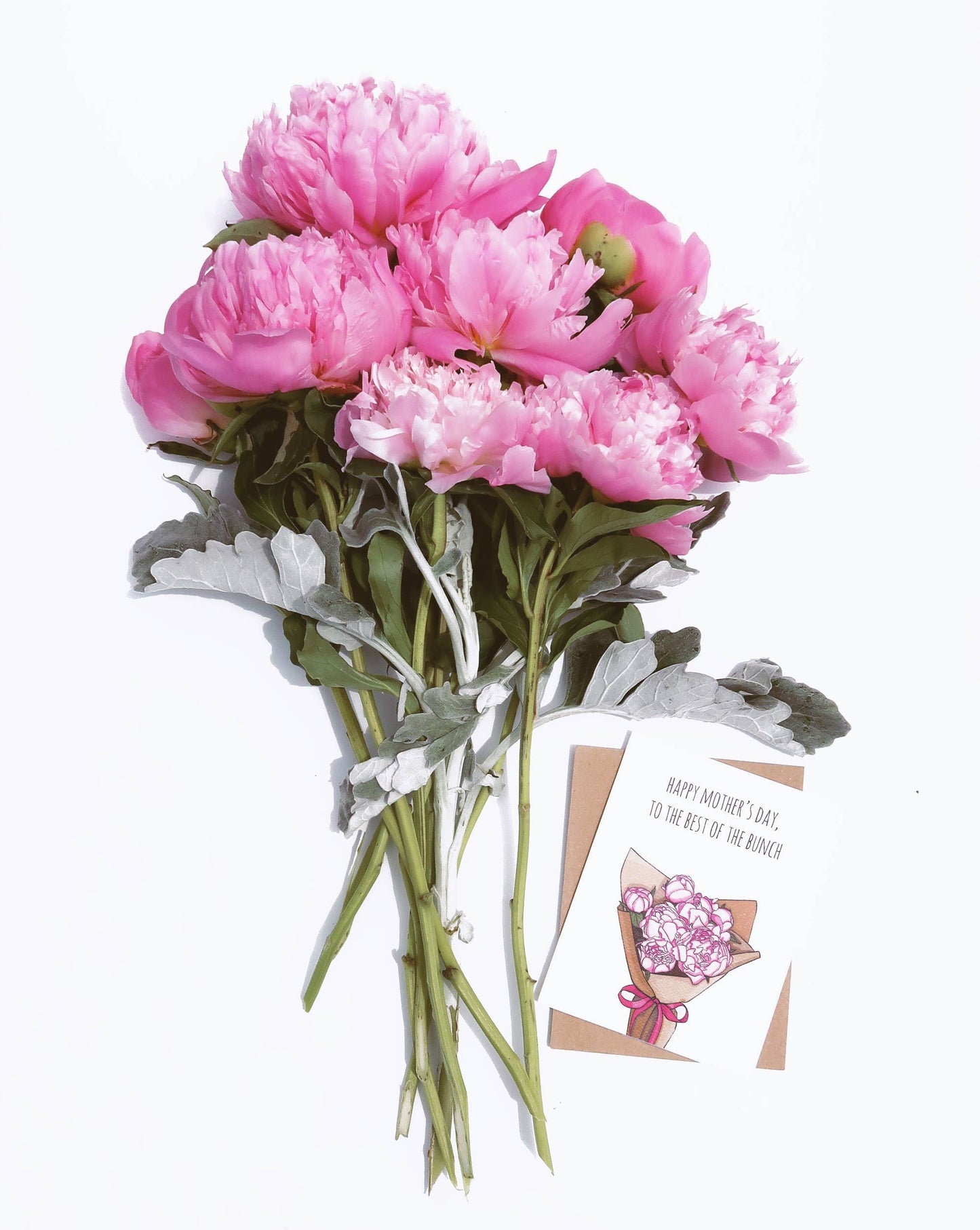 Mother's Day Best Peonies Cards Noted By Copine