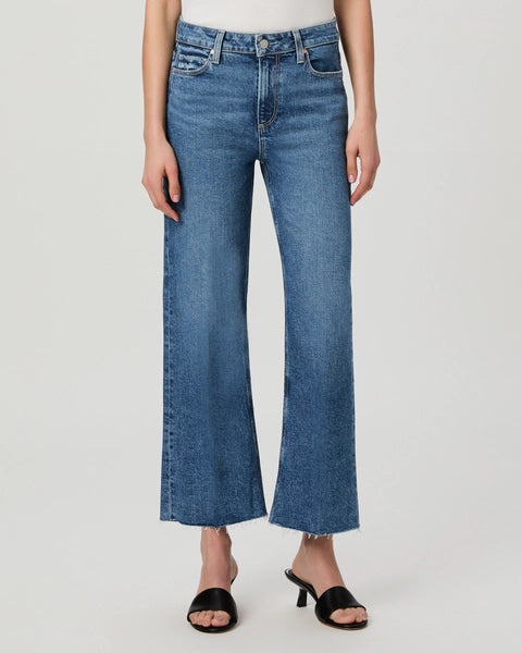 Leenah Ankle W/ Raw Hem Jeans PAIGE