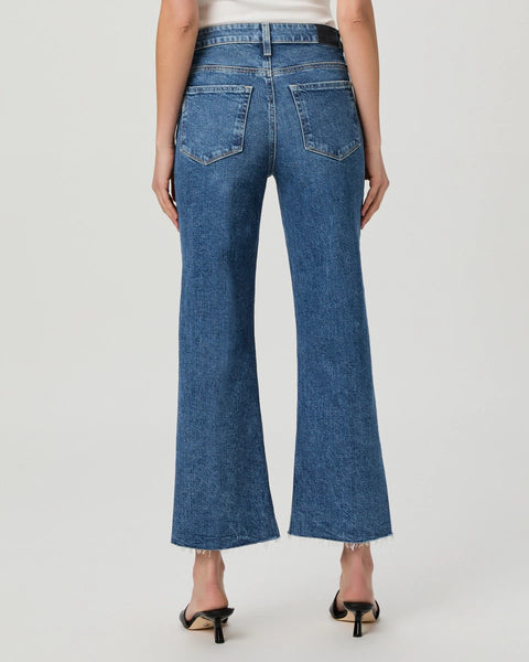 Leenah Ankle W/ Raw Hem Jeans Paige