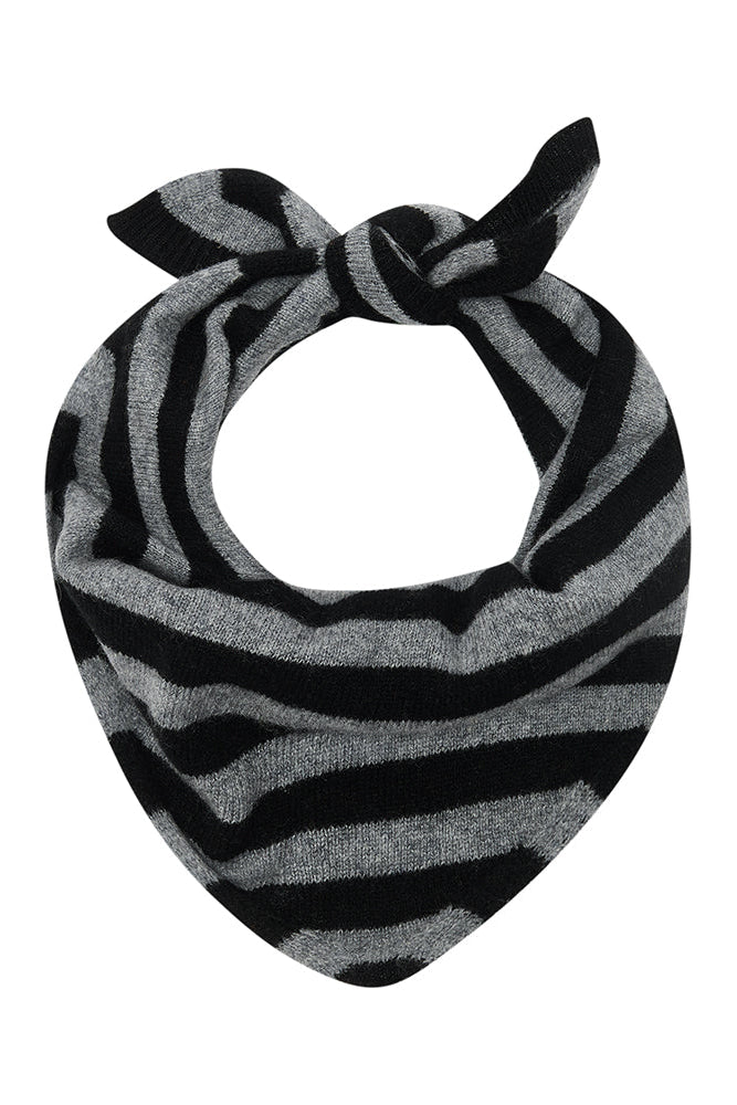 Stripe Bandana Scarves Jumper 1234 V7_Black_Cloudy One Size - 3