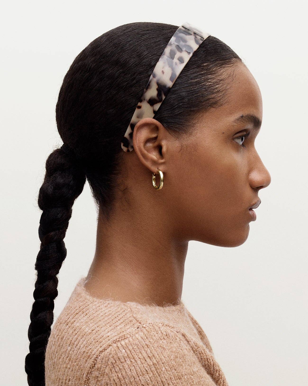 Wide Headband in Black MACHETE