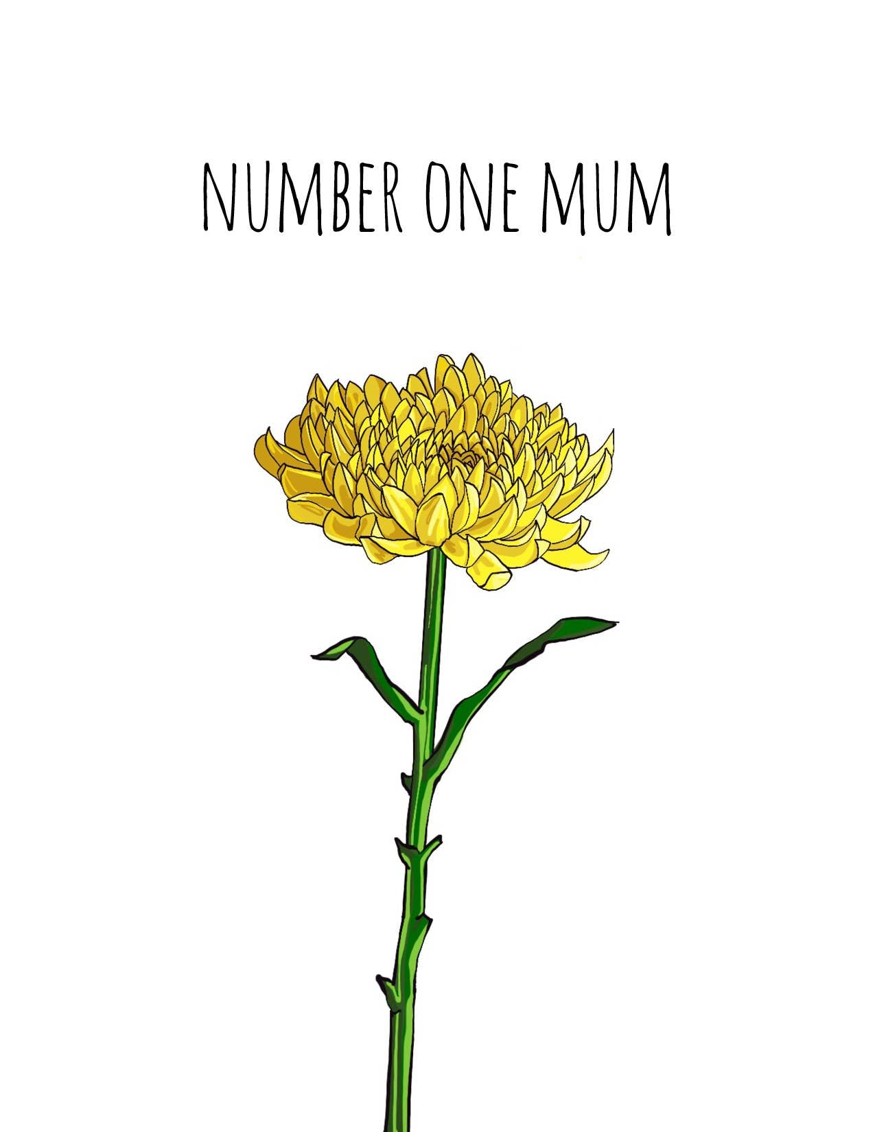 Number One Mum Cards Noted By Copine