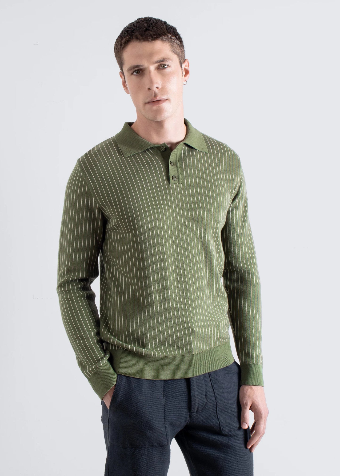 Benny Knitted Polo Polos Far Afield