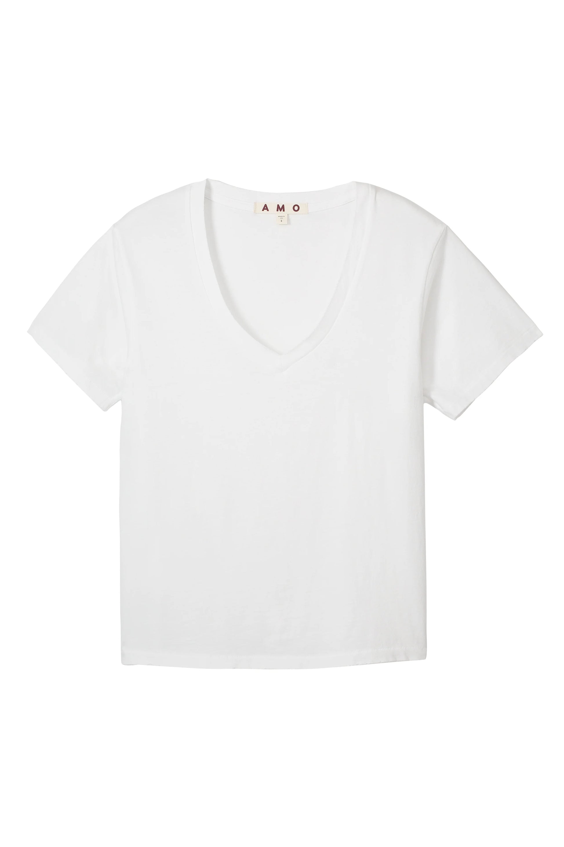 V Neck Tee Tops AMO Denim