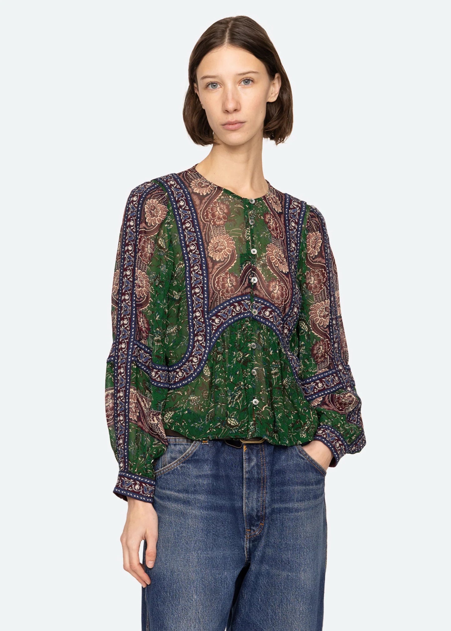Melba Print Top Tops SEA NEW YORK