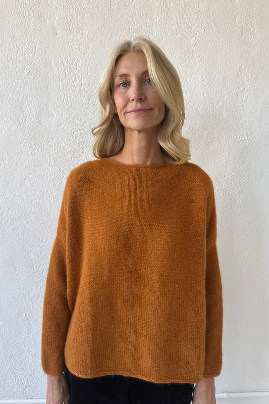 Ines Alpaca Sweater in Oro Sweaters CHRISTINE ALCALAY