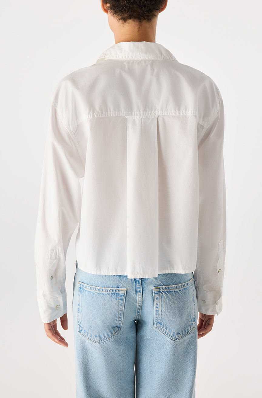 Ruth Crop Shirt AMO Denim