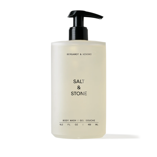 Body Wash Soap Salt and Stone Bergamot & Hinoki  