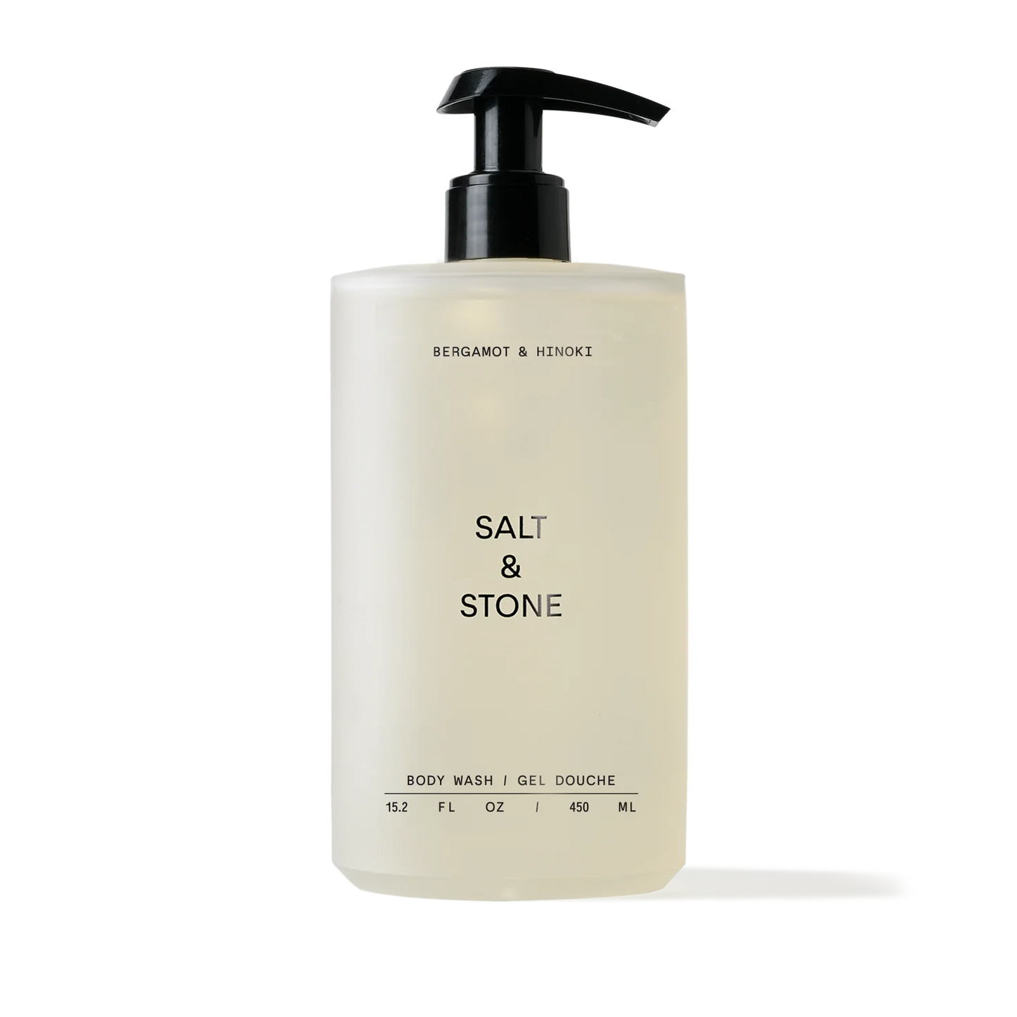 Body Wash Soap Salt and Stone Bergamot & Hinoki  