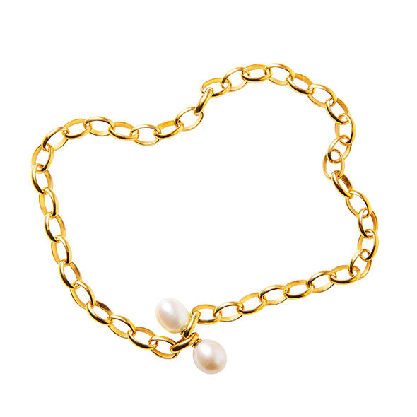 Pierced Large Chain Necklace Jewelry Beatriz Palacios