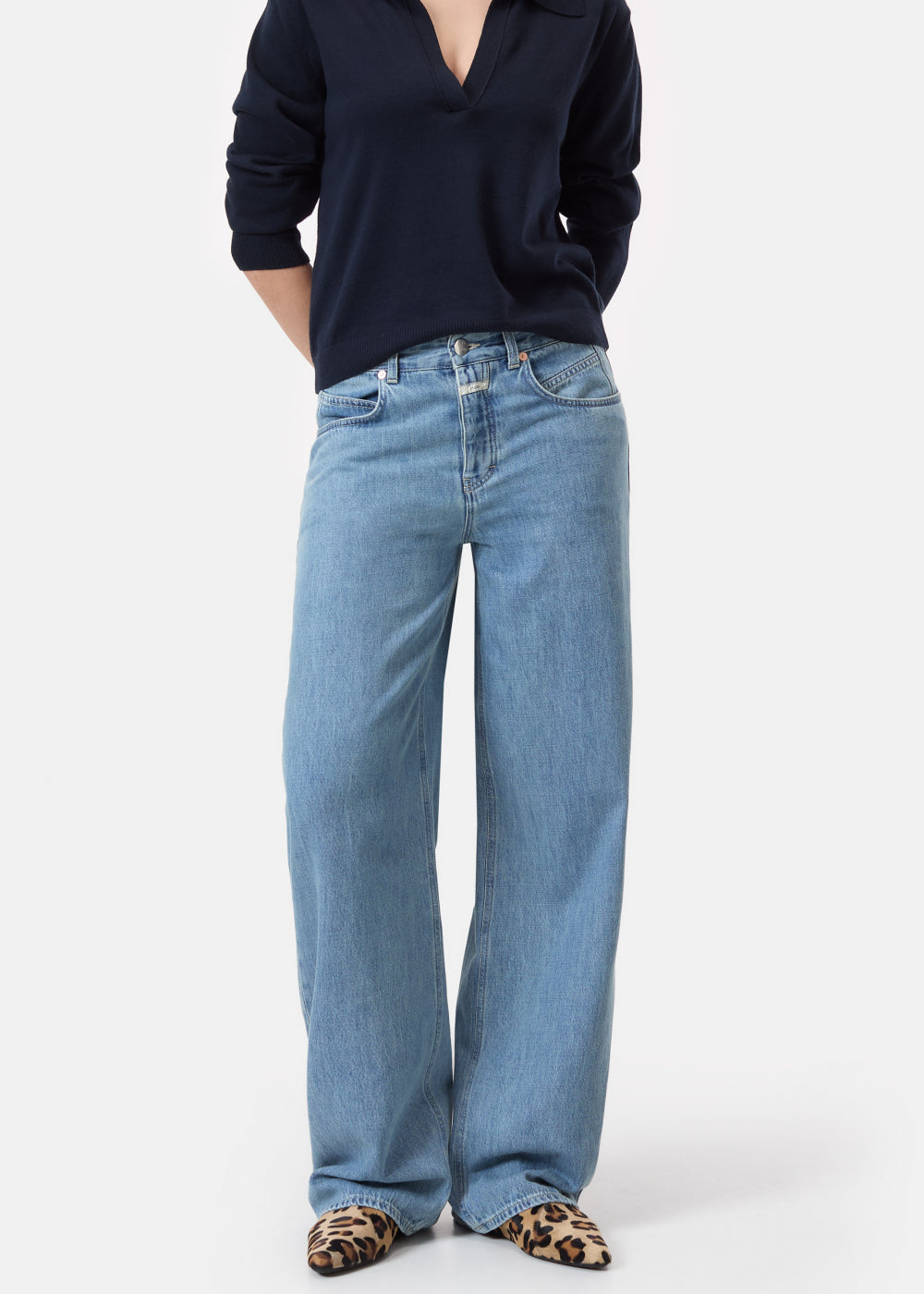 Nikka Wide Jean Bottoms Closed