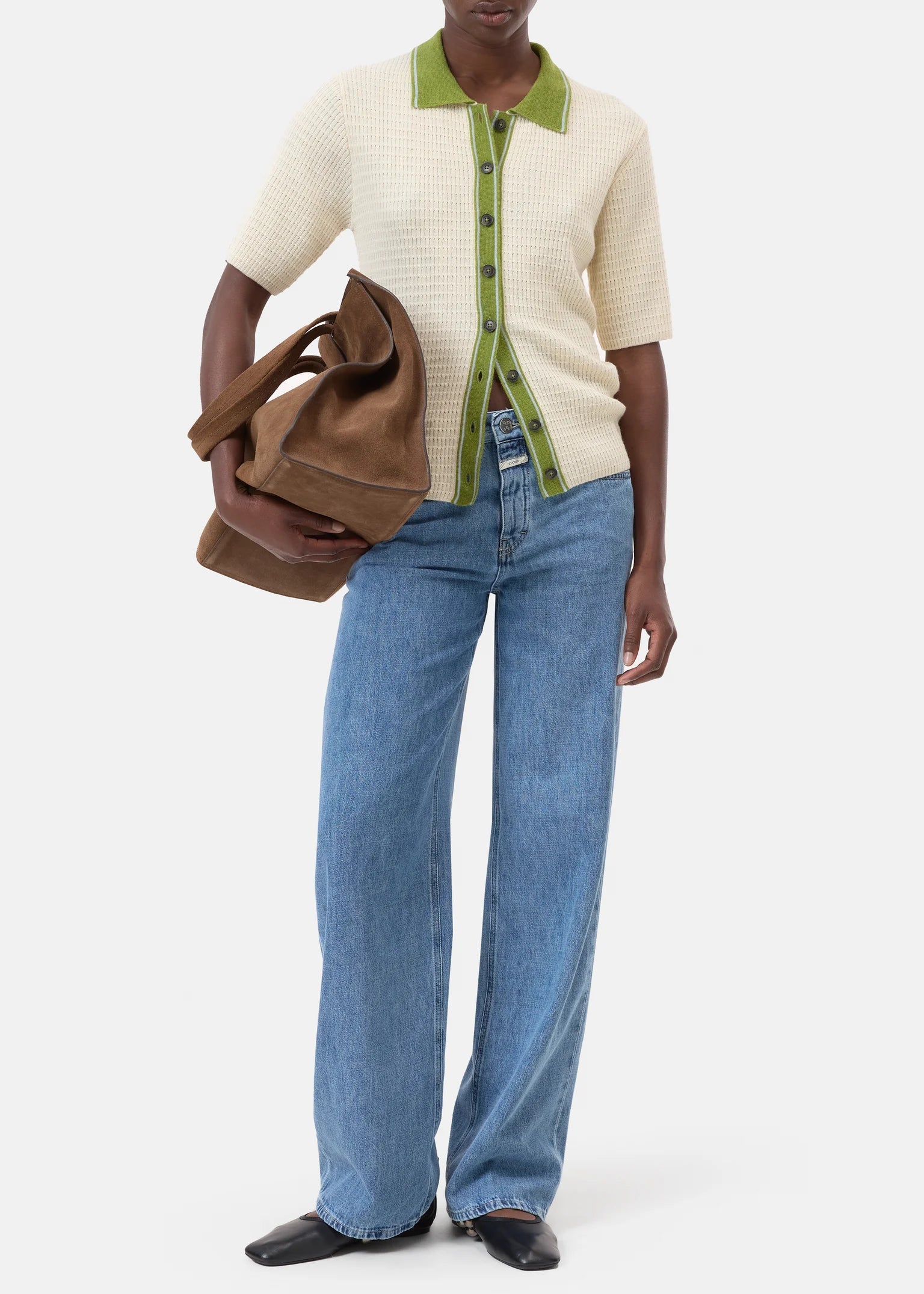 Nikka Wide Jean Bottoms Closed