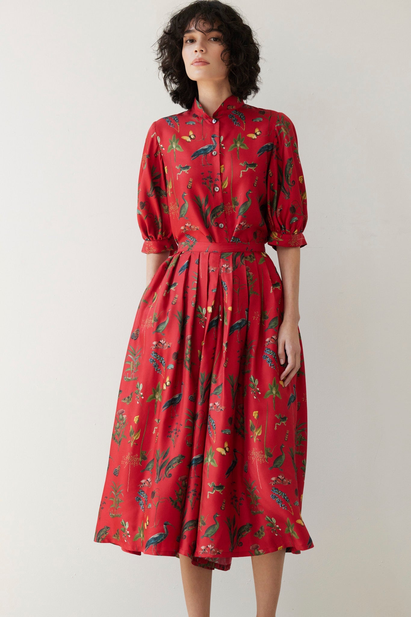 Duyen Pant in Audubon Silk Pants CHRISTINE ALCALAY - 5