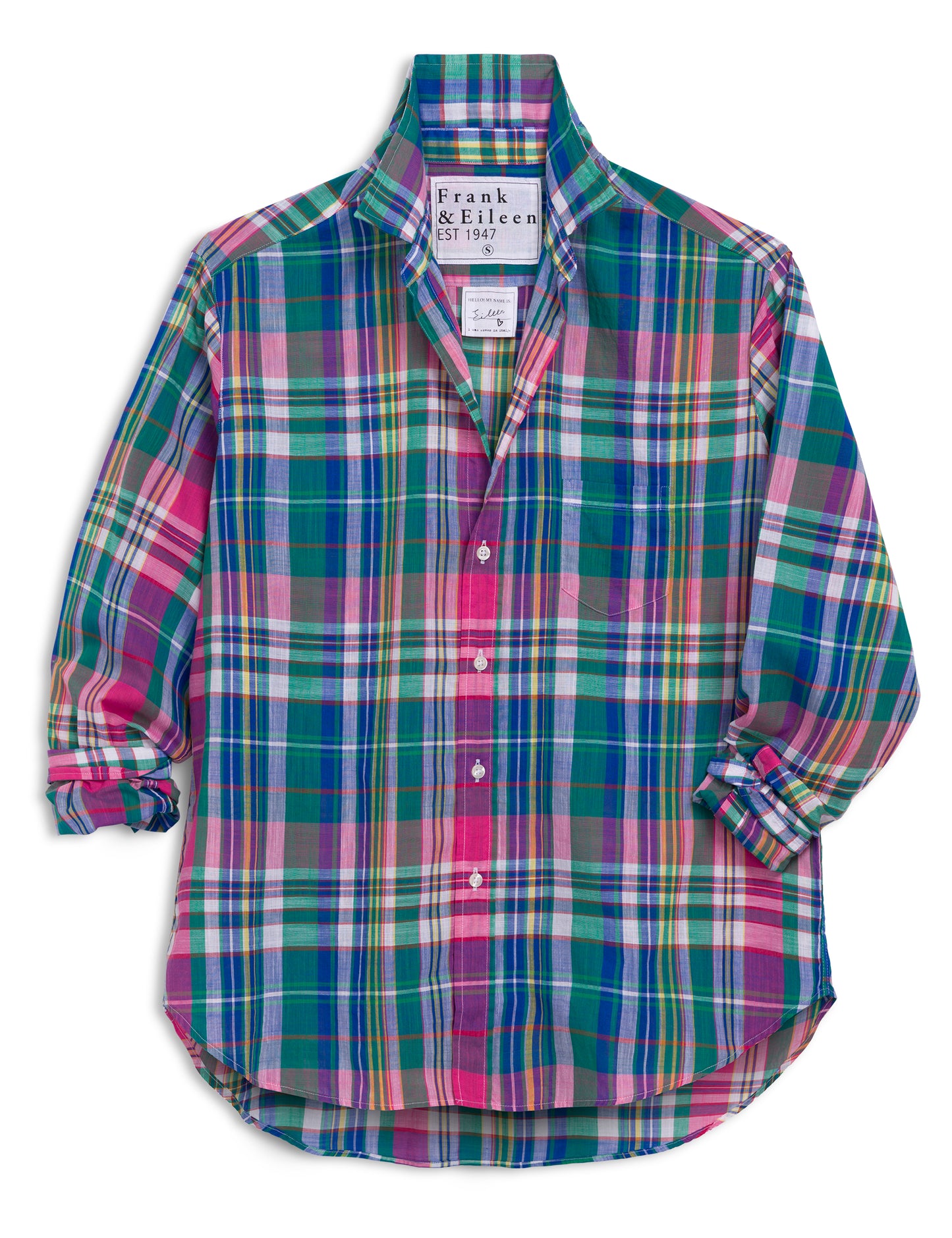 Eileen, Relaxed Button-Up Shirt - Italian Cotton Shirts Frank & Eileen