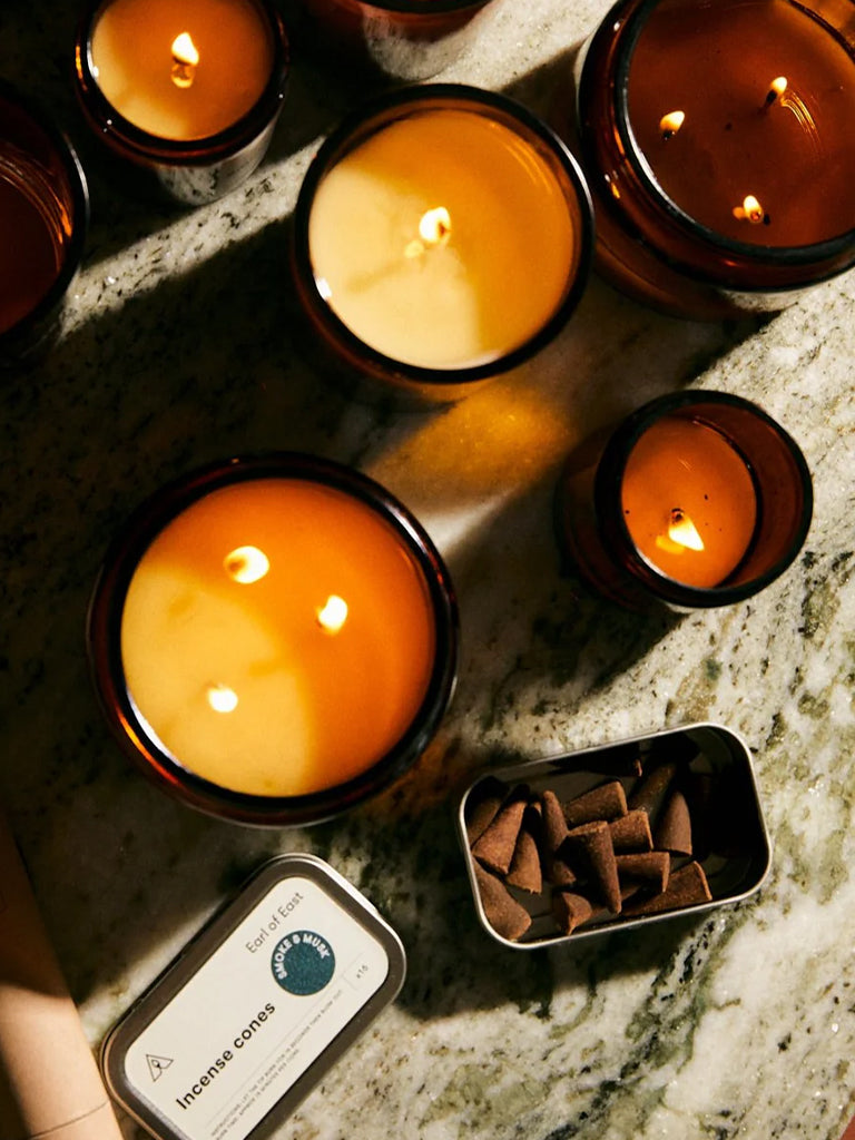 Smoke & Musk Candle 17.5 OZ Candles Earl of East