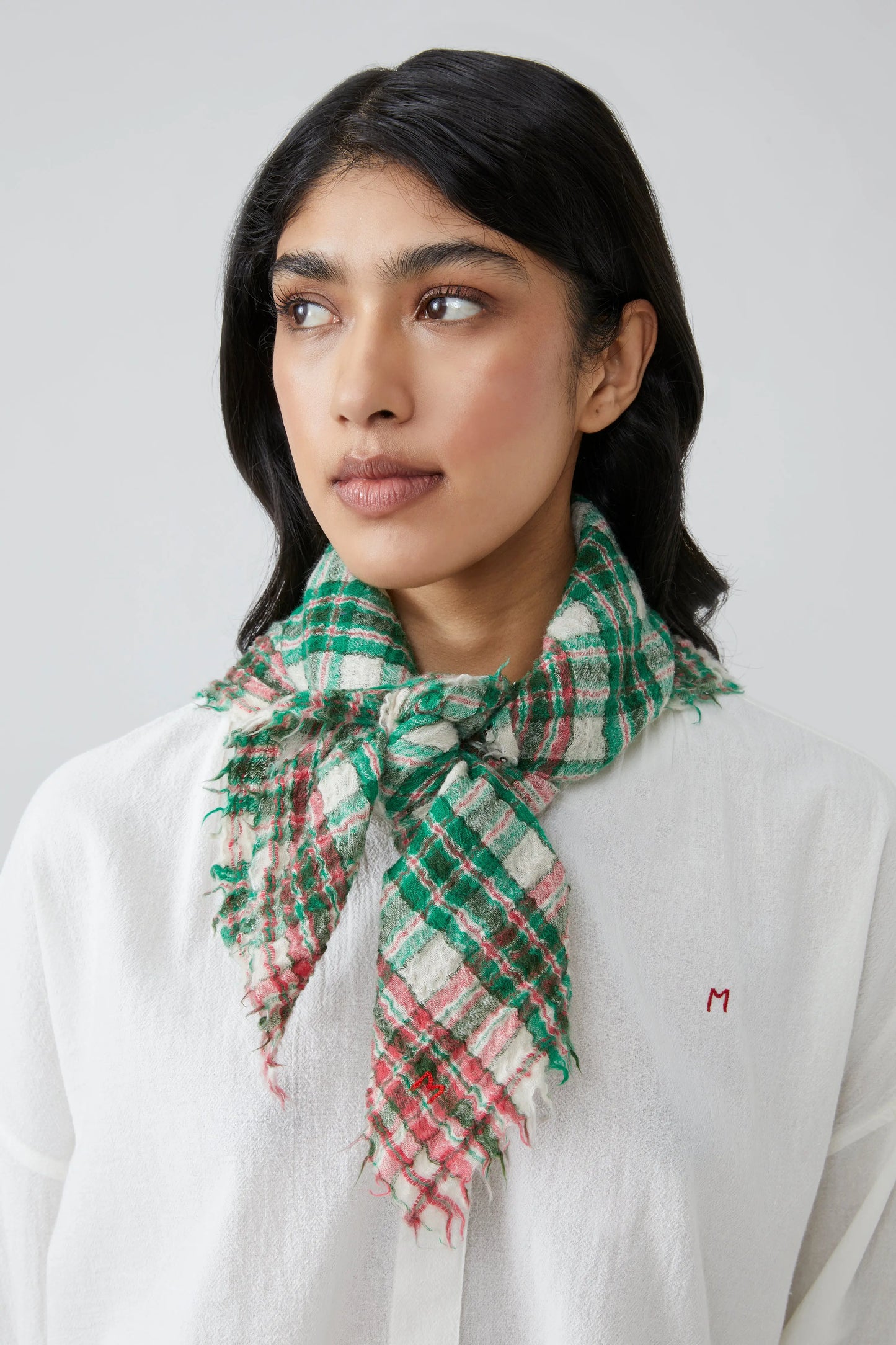 Scarf No. 793 Scarves Moismont Oxford Green O/S