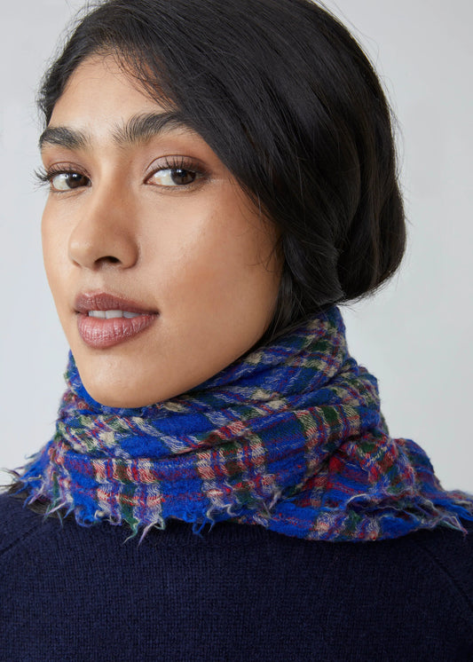 Scarf No. 793 Scarves Moismont Royal Blue O/S