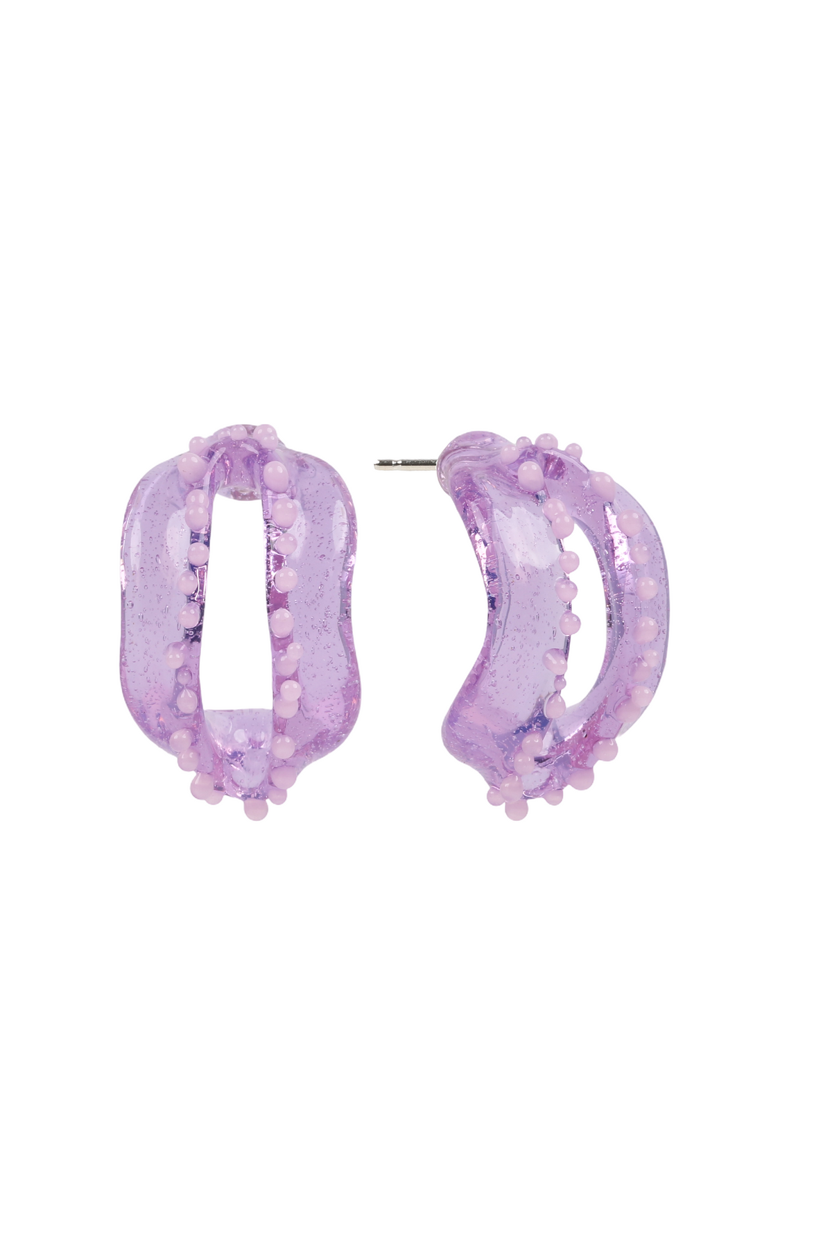Tide Hole Hoops - Pink Slyme Jewelry KEANE