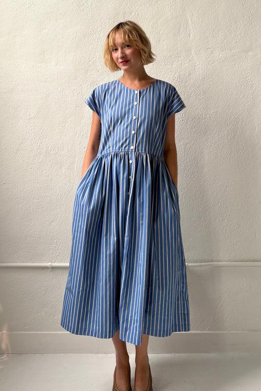 Hannah Dolman Sleeve Dress in Cotton Dresses CHRISTINE ALCALAY