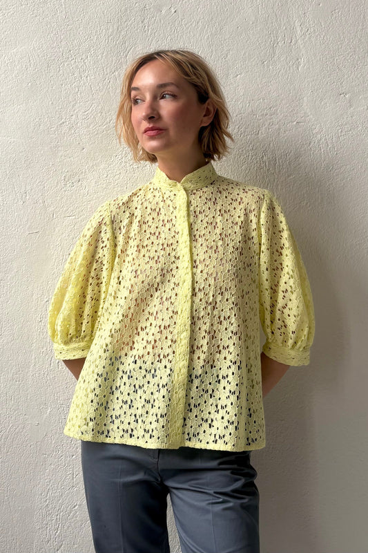 Livia Blouse in Corded Lace Tops CHRISTINE ALCALAY