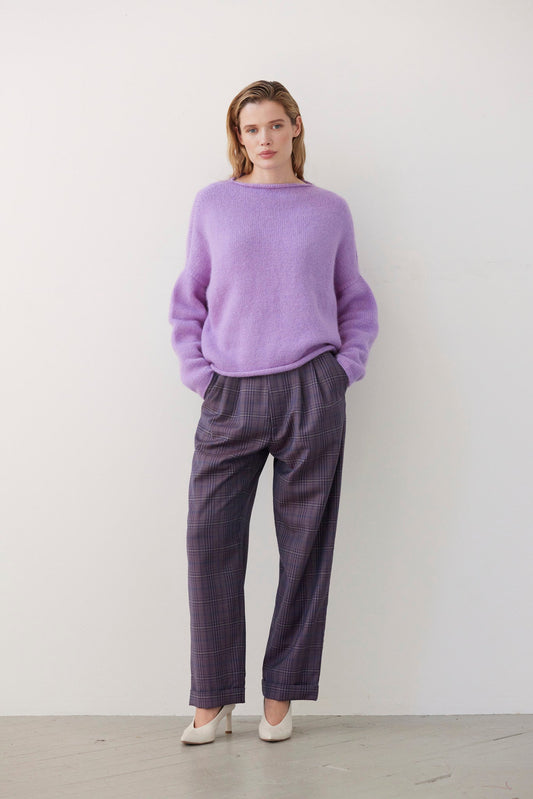 SAMPLE FW26 - Ines Sweater - Lilac Samples CHRISTINE ALCALAY