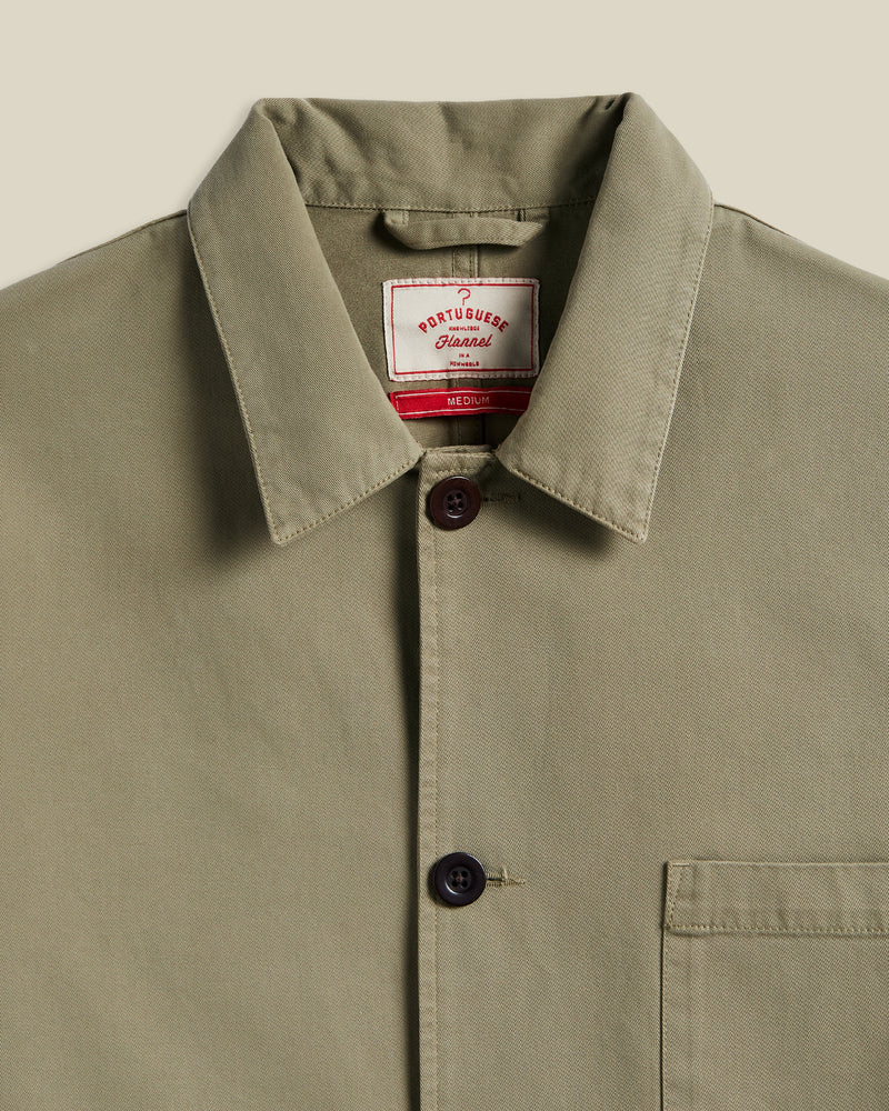 Labura Blazer Jackets Portuguese Flannel Olive S - 2