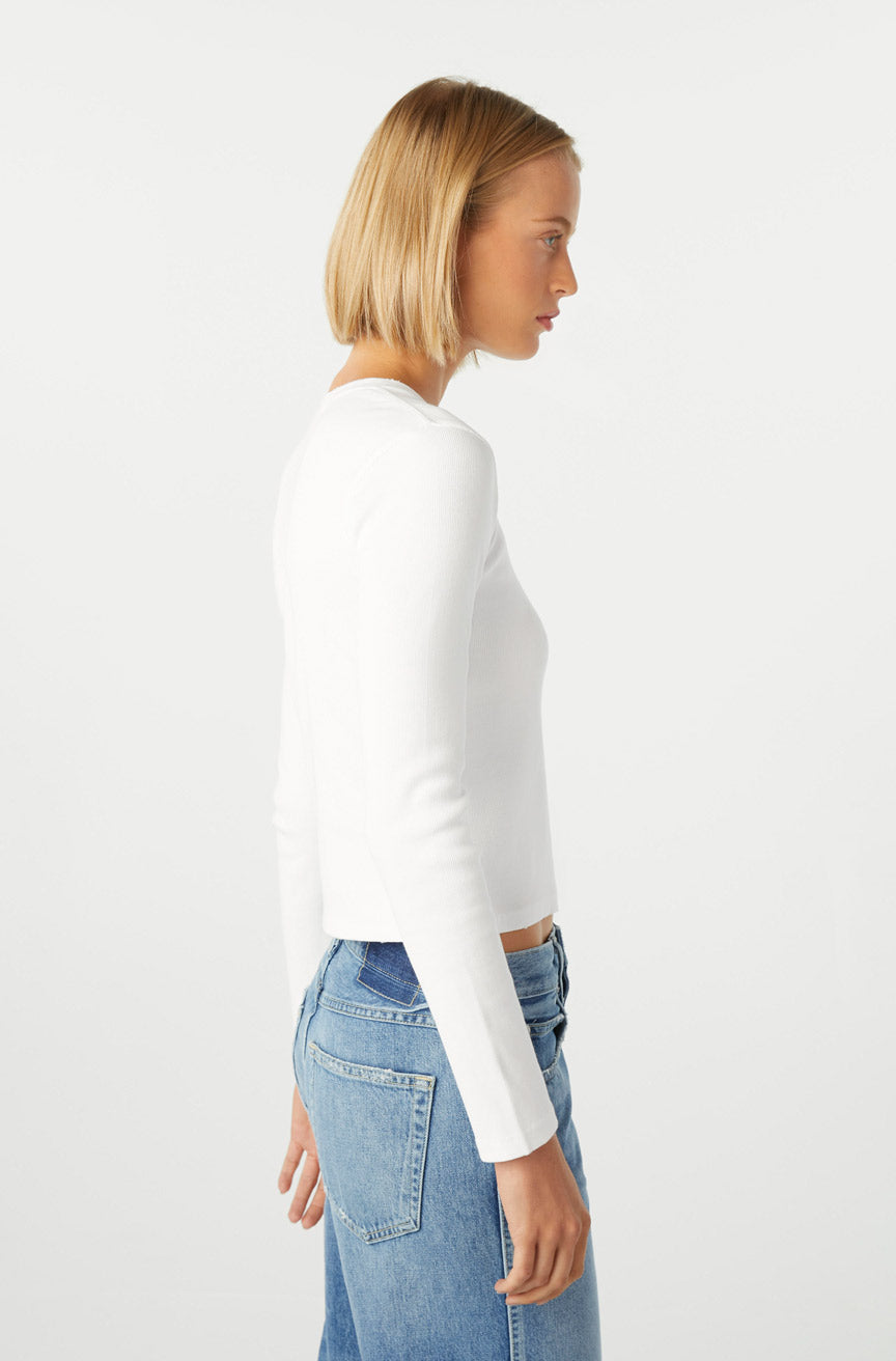 Slim Rib Tee T Shirts AMO Denim