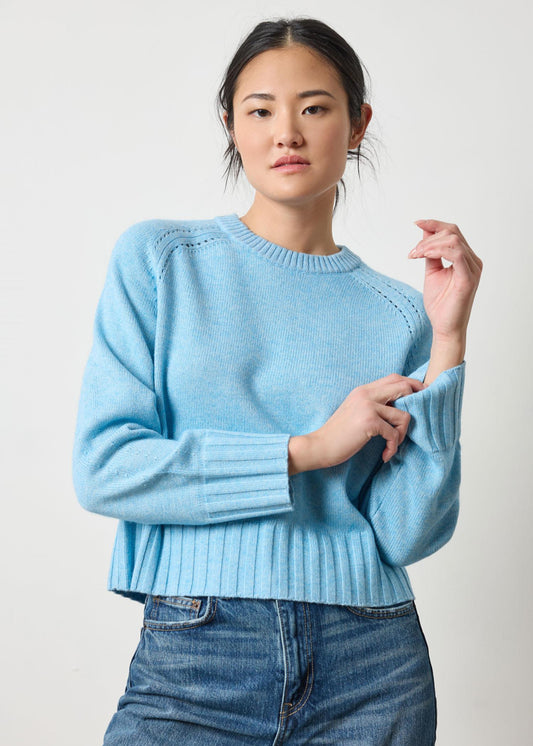 Saddle Sleeve Crewneck Sweater Sweaters Lilla P.